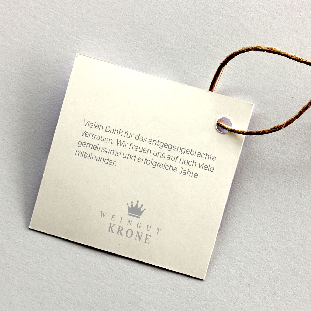 Danke Anhänger Retro